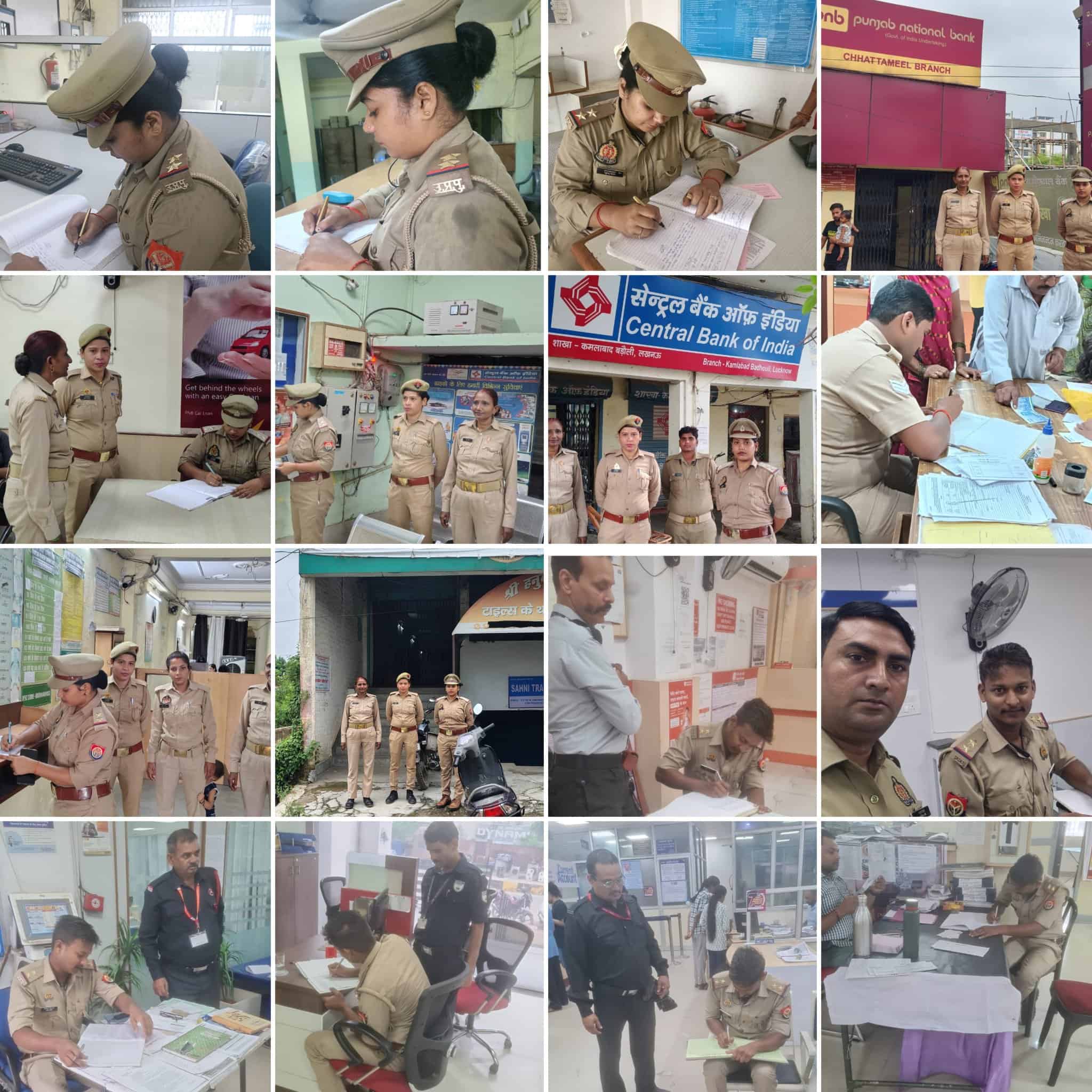 Intensive checking by police for bank security in eastern and northern zones, tightening noose around criminals