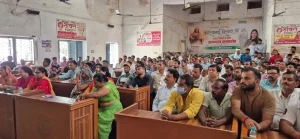 A huge protest will be held in Lucknow on 9 October regarding the demands of civic employees