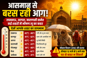 Fire raining from the sky! Severe heatwave ravages Lucknow, Agra, Varanasi and other cities; check your city's temperature.
