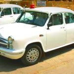 A vintage car spotted on the road brought back memories of the golden days of Hindustan.